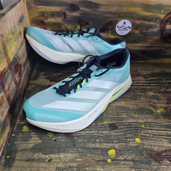 ADIDAS Adizero Boston 13 Running Shoes Men’s Size 11 “Flash Aqua” JS4945 New